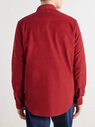 Canali Cotton-Corduroy Shirt - Men | Thumbnail 4 Canali Cotton-Corduroy Shirt - Men | Thumbnail 4