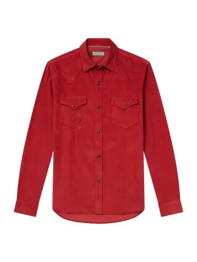 Canali Cotton-Corduroy Shirt - Men | Thumbnail 1 Canali Cotton-Corduroy Shirt - Men | Thumbnail 1