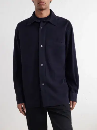 Margaret Howell Brushed Wool-Twill Shirt - Men | Thumbnail 3 Margaret Howell Brushed Wool-Twill Shirt - Men | Thumbnail 3