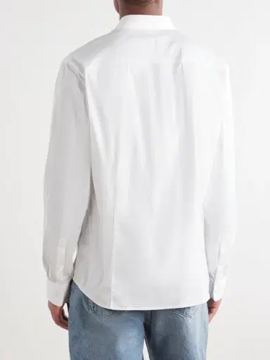 James Perse Stretch Cotton-Blend Poplin Shirt - Men | Thumbnail 4 James Perse Stretch Cotton-Blend Poplin Shirt - Men | Thumbnail 4