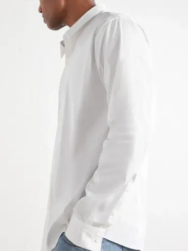 James Perse Stretch Cotton-Blend Poplin Shirt - Men | Thumbnail 5 James Perse Stretch Cotton-Blend Poplin Shirt - Men | Thumbnail 5