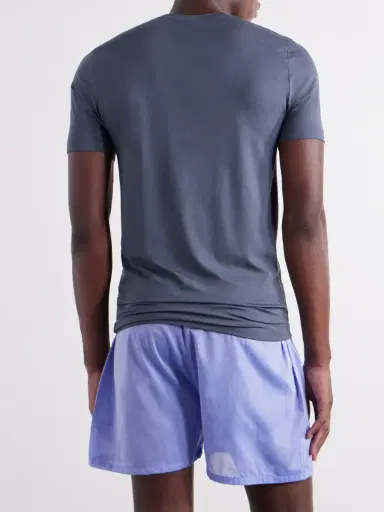 Zimmerli Pureness Stretch-Micro Modal T-Shirt - Men | Thumbnail 4 Zimmerli Pureness Stretch-Micro Modal T-Shirt - Men | Thumbnail 4