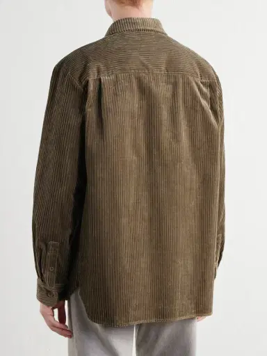 A.P.C. Mateo Logo-Embroidered Cotton-Corduroy Shirt - Men | Thumbnail 4 A.P.C. Mateo Logo-Embroidered Cotton-Corduroy Shirt - Men | Thumbnail 4