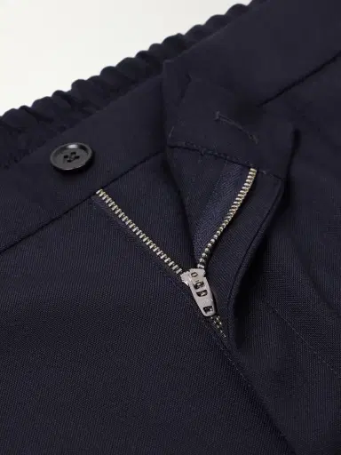 Zegna Tapered Pleated Wool-Canvas Trousers - Men | Thumbnail 6 Zegna Tapered Pleated Wool-Canvas Trousers - Men | Thumbnail 6