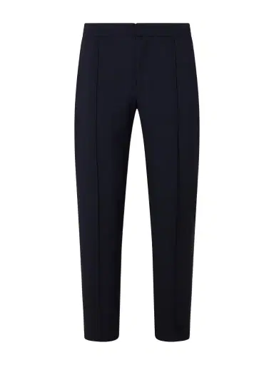 Zegna Tapered Pleated Wool-Canvas Trousers - Men | Thumbnail 1 Zegna Tapered Pleated Wool-Canvas Trousers - Men | Thumbnail 1