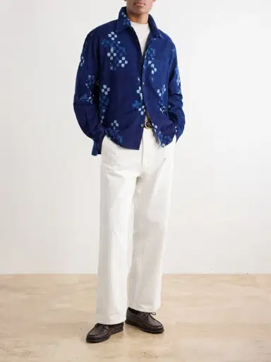 Kardo Luis Printed Cotton-Corduroy Shirt - Men | Thumbnail 2 Kardo Luis Printed Cotton-Corduroy Shirt - Men | Thumbnail 2