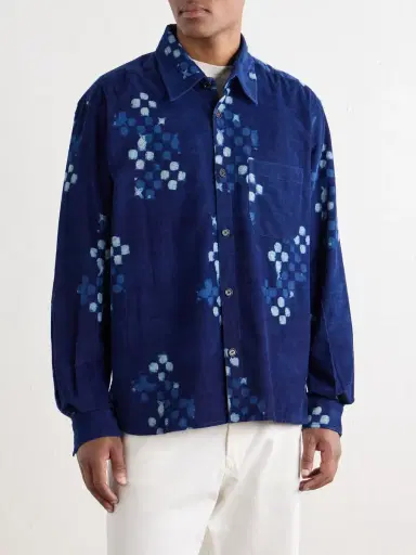 Kardo Luis Printed Cotton-Corduroy Shirt - Men | Thumbnail 3 Kardo Luis Printed Cotton-Corduroy Shirt - Men | Thumbnail 3