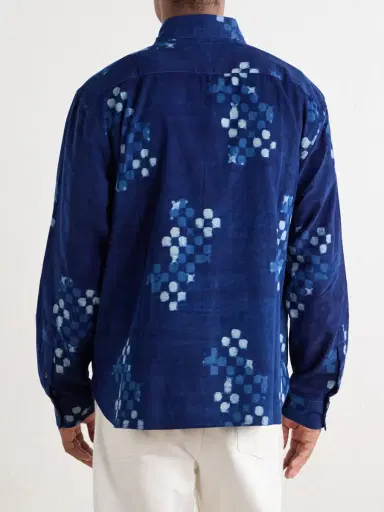 Kardo Luis Printed Cotton-Corduroy Shirt - Men | Thumbnail 4 Kardo Luis Printed Cotton-Corduroy Shirt - Men | Thumbnail 4