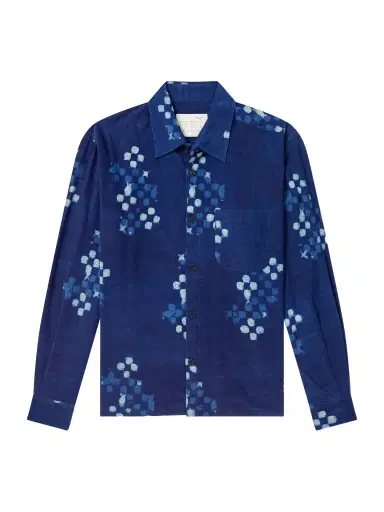 Kardo Luis Printed Cotton-Corduroy Shirt - Men | Thumbnail 1 Kardo Luis Printed Cotton-Corduroy Shirt - Men | Thumbnail 1