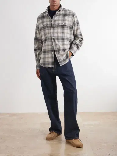 De Bonne Facture Checked Cotton Shirt - Men | Thumbnail 2 De Bonne Facture Checked Cotton Shirt - Men | Thumbnail 2