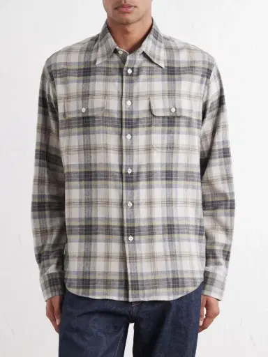 De Bonne Facture Checked Cotton Shirt - Men | Thumbnail 3 De Bonne Facture Checked Cotton Shirt - Men | Thumbnail 3