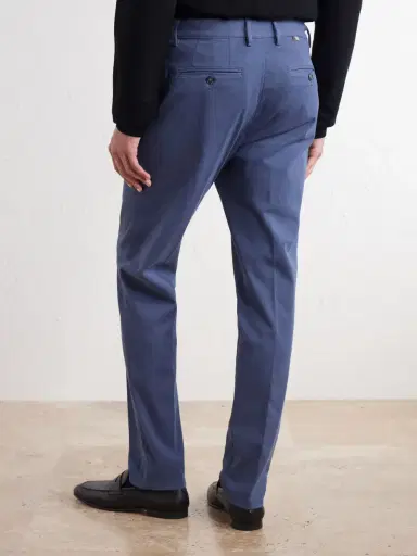 Canali Straight-Leg Stretch-Cotton Gabardine Trousers - Men | Thumbnail 4 Canali Straight-Leg Stretch-Cotton Gabardine Trousers - Men | Thumbnail 4