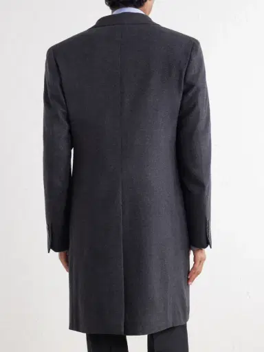 Canali Wool-Flannel Coat - Men | Thumbnail 4 Canali Wool-Flannel Coat - Men | Thumbnail 4