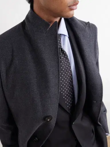 Canali Wool-Flannel Coat - Men | Thumbnail 5 Canali Wool-Flannel Coat - Men | Thumbnail 5