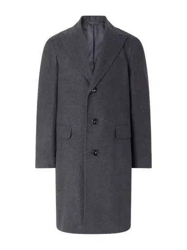 Canali Wool-Flannel Coat - Men | Thumbnail 1 Canali Wool-Flannel Coat - Men | Thumbnail 1