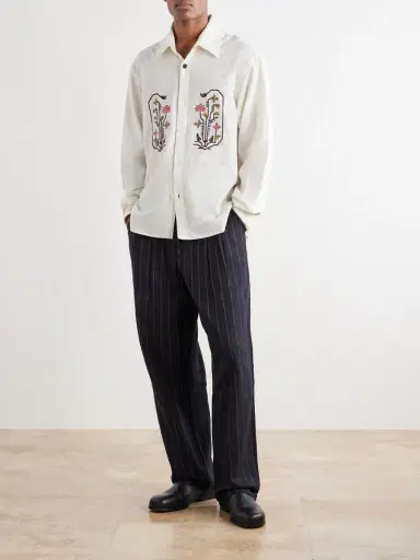Kardo Luis Embroidered Cotton Shirt - Men | Thumbnail 2 Kardo Luis Embroidered Cotton Shirt - Men | Thumbnail 2