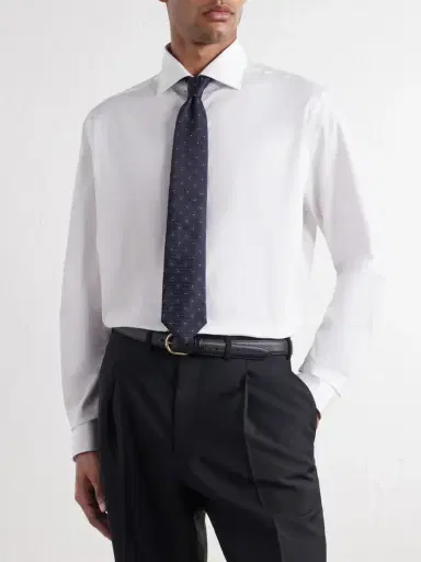 Canali Impeccabile Cutaway-Collar Cotton-Poplin Shirt - Men | Thumbnail 3 Canali Impeccabile Cutaway-Collar Cotton-Poplin Shirt - Men | Thumbnail 3