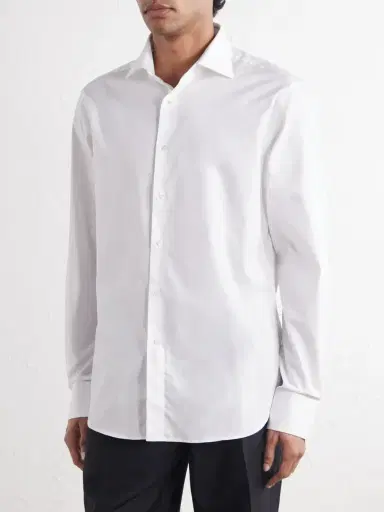 Canali Impeccabile Cutaway-Collar Cotton-Poplin Shirt - Men | Thumbnail 5 Canali Impeccabile Cutaway-Collar Cotton-Poplin Shirt - Men | Thumbnail 5