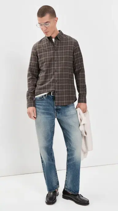 Burberry Robert Check Button Down | Thumbnail 5 Burberry Robert Check Button Down | Thumbnail 5