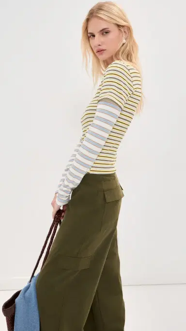 State & Lake Eli Double Layer Tee | Thumbnail 4 State & Lake Eli Double Layer Tee | Thumbnail 4
