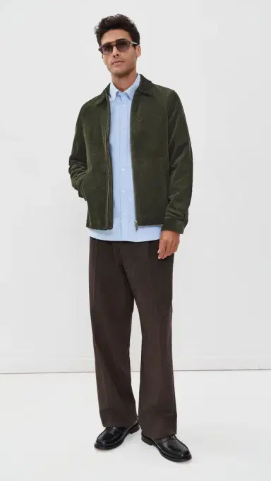 Les Deux Corduroy Zipper Coach Jacket | Thumbnail 5 Les Deux Corduroy Zipper Coach Jacket | Thumbnail 5