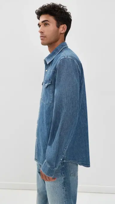Alex Mill Denim Jackson Pocket Shirt | Thumbnail 5 Alex Mill Denim Jackson Pocket Shirt | Thumbnail 5