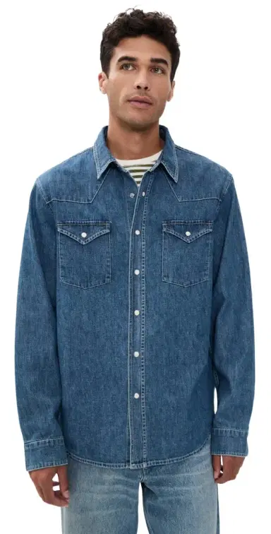 Alex Mill Denim Jackson Pocket Shirt | Thumbnail 1 Alex Mill Denim Jackson Pocket Shirt | Thumbnail 1