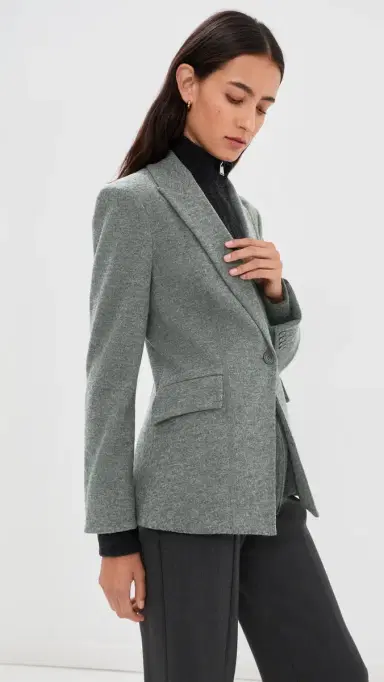 Simkhai Auden Knit Combo Blazer | Thumbnail 4 Simkhai Auden Knit Combo Blazer | Thumbnail 4