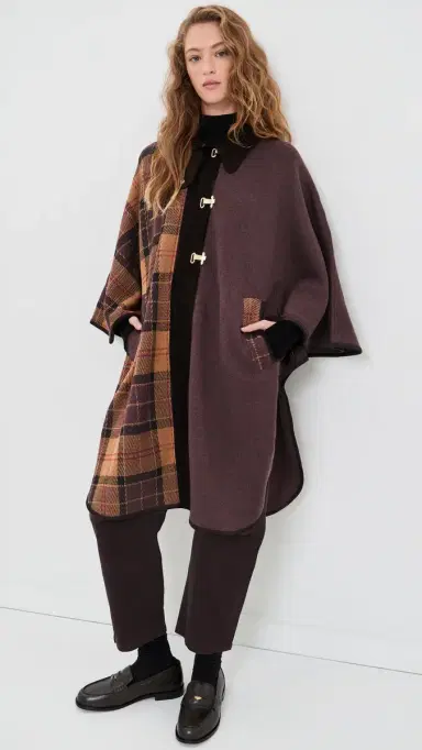 Barbour Elva Knitted Cape | Thumbnail 2 Barbour Elva Knitted Cape | Thumbnail 2
