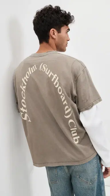 STOCKHOLM SURFBOARD CLUB Layer Box Tee | Thumbnail 3 STOCKHOLM SURFBOARD CLUB Layer Box Tee | Thumbnail 3