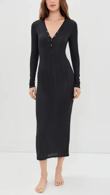 Negative Whipped Henley Sleep Dress | Thumbnail 2 Negative Whipped Henley Sleep Dress | Thumbnail 2