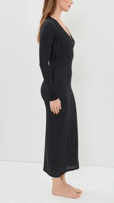 Negative Whipped Henley Sleep Dress | Thumbnail 4 Negative Whipped Henley Sleep Dress | Thumbnail 4