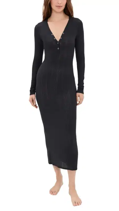 Negative Whipped Henley Sleep Dress | Thumbnail 1 Negative Whipped Henley Sleep Dress | Thumbnail 1
