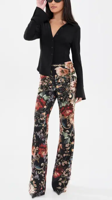 Alice + Olivia Andrew Bootcut Slim Pants | Thumbnail 5 Alice + Olivia Andrew Bootcut Slim Pants | Thumbnail 5