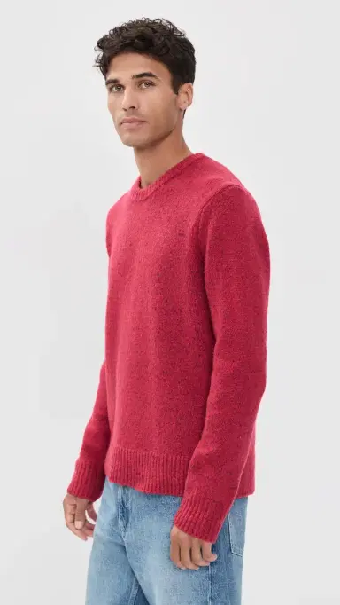 Alex Mill Donegal Crewneck Sweater | Thumbnail 5 Alex Mill Donegal Crewneck Sweater | Thumbnail 5