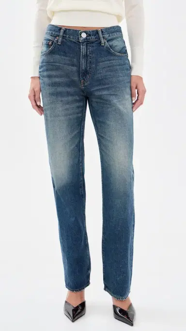 Moussy Vintage Leyden Straight Jeans | Thumbnail 2 Moussy Vintage Leyden Straight Jeans | Thumbnail 2