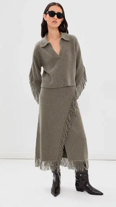 Simkhai Natalia Collared Sweater | Thumbnail 5 Simkhai Natalia Collared Sweater | Thumbnail 5
