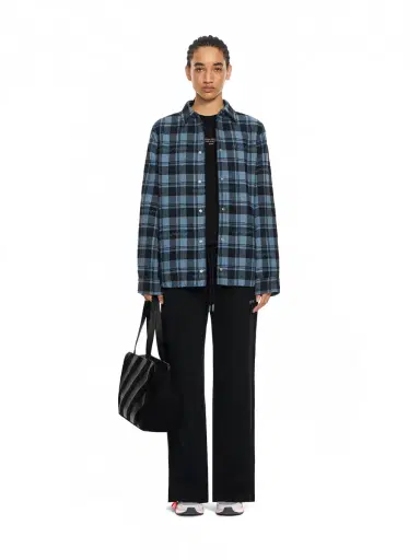 Off-White Check Flannel Padded Overshirt | Thumbnail 2 Off-White Check Flannel Padded Overshirt | Thumbnail 2