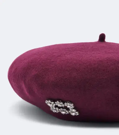 Roger Vivier Crystal-embellished wool beret | Thumbnail 2 Roger Vivier Crystal-embellished wool beret | Thumbnail 2