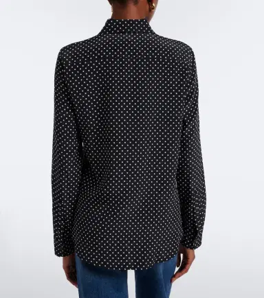 Nili Lotan Gana polka-dot silk shirt | Thumbnail 5 Nili Lotan Gana polka-dot silk shirt | Thumbnail 5