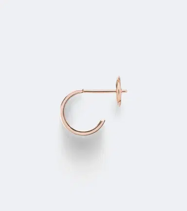 Repossi Berbere 18kt rose gold single hoop earring with diamonds | Thumbnail 4 Repossi Berbere 18kt rose gold single hoop earring with diamonds | Thumbnail 4