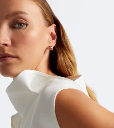 Repossi Berbere 18kt rose gold single hoop earring with diamonds | Thumbnail 3 Repossi Berbere 18kt rose gold single hoop earring with diamonds | Thumbnail 3