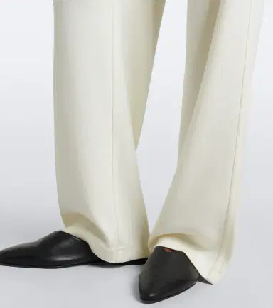 Max Mara Virgin wool straight pants | Thumbnail 6 Max Mara Virgin wool straight pants | Thumbnail 6