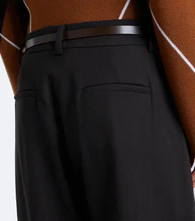 Max Mara Belted wool-blend wide-leg pants | Thumbnail 2 Max Mara Belted wool-blend wide-leg pants | Thumbnail 2