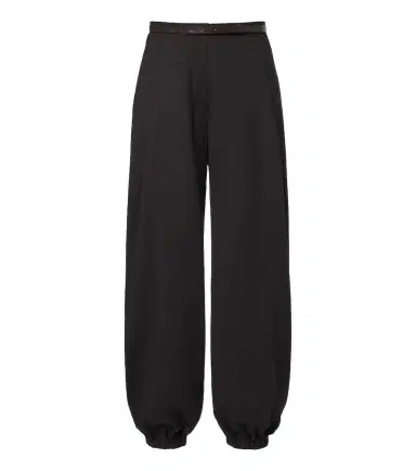 Max Mara Belted wool-blend wide-leg pants | Thumbnail 1 Max Mara Belted wool-blend wide-leg pants | Thumbnail 1