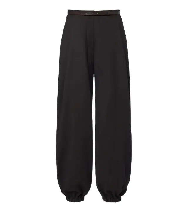 Belted wool-blend wide-leg pants Belted wool-blend wide-leg pants