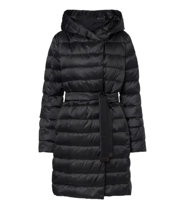 Belted hooded puffer coat Belted hooded puffer coat