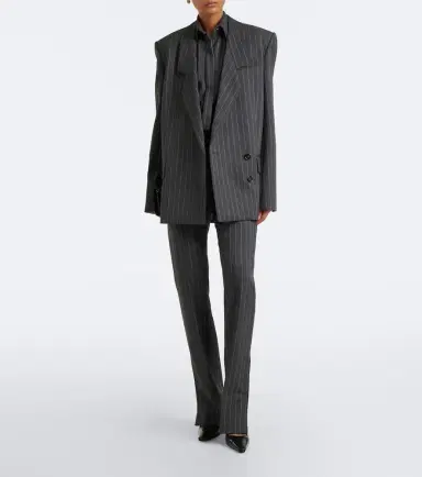 Sportmax Pinstriped wool-blend flared pants | Thumbnail 2 Sportmax Pinstriped wool-blend flared pants | Thumbnail 2