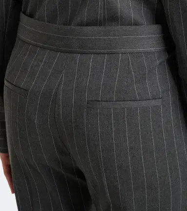Sportmax Pinstriped wool-blend flared pants | Thumbnail 4 Sportmax Pinstriped wool-blend flared pants | Thumbnail 4