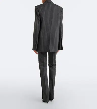 Sportmax Pinstriped wool-blend flared pants | Thumbnail 5 Sportmax Pinstriped wool-blend flared pants | Thumbnail 5